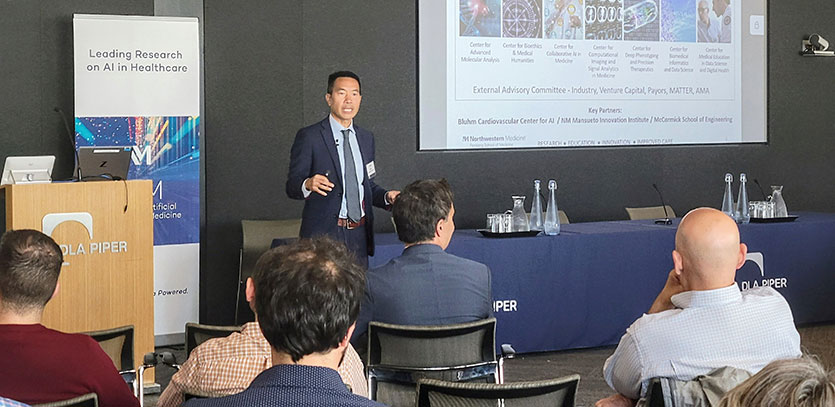 Dr. Abel Kho gives presentation