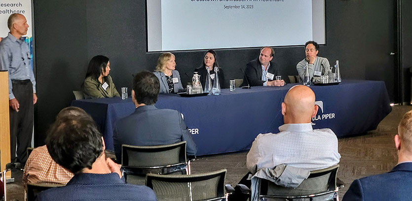 Panelists answer questions